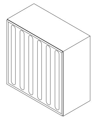hepa filter h13 600x600x292